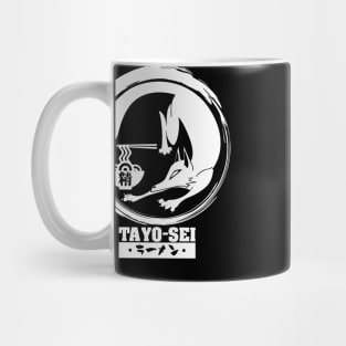 Tayo-sei White Fox Front Logo Only Mug